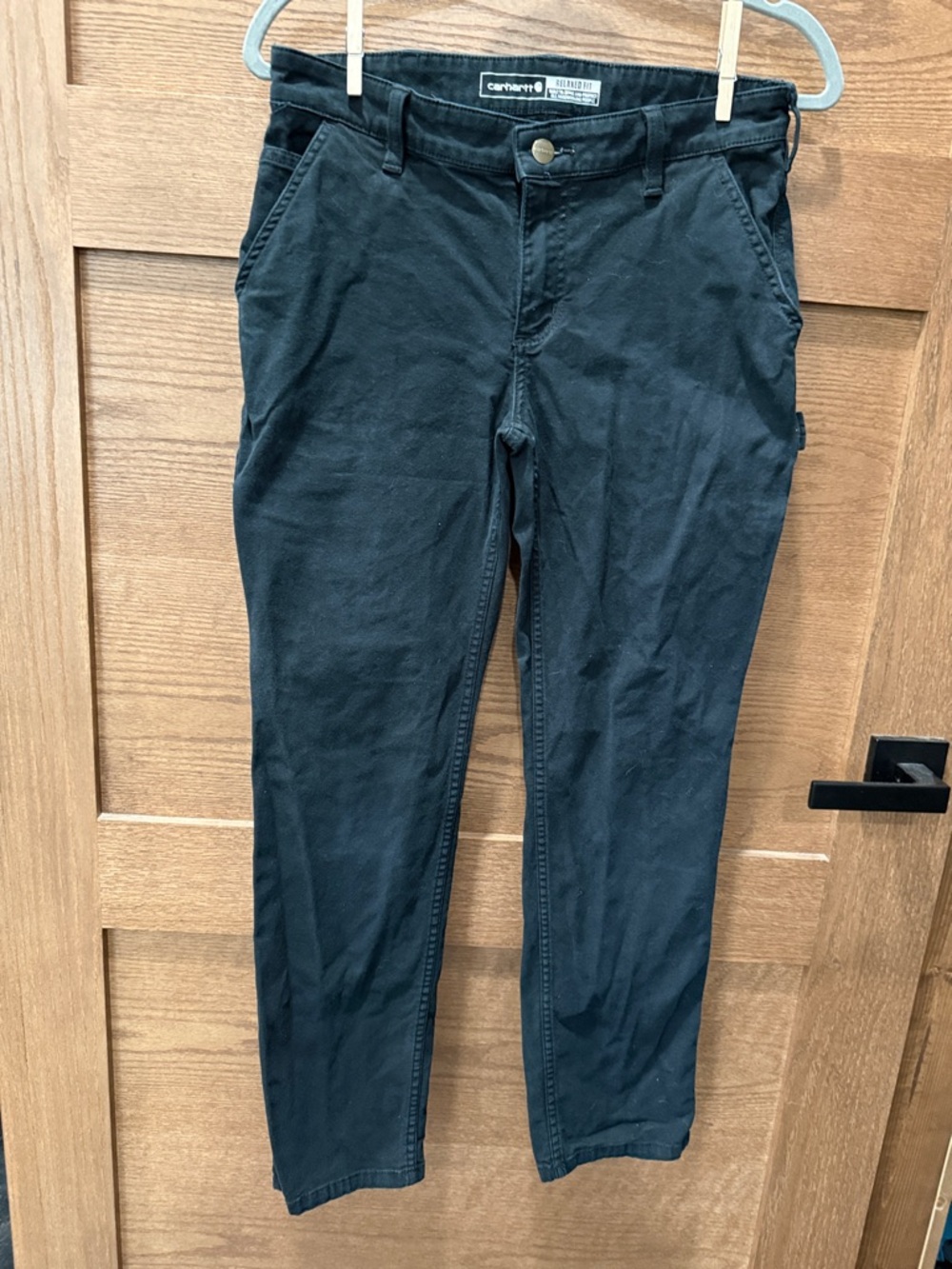 Carhartt Women’s Black Straight Leg Jeans